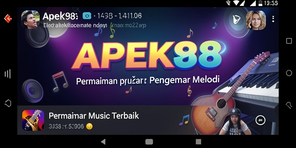 Screenshot APEK88 menampilkan gameplay musik yang interaktif dan menarik.