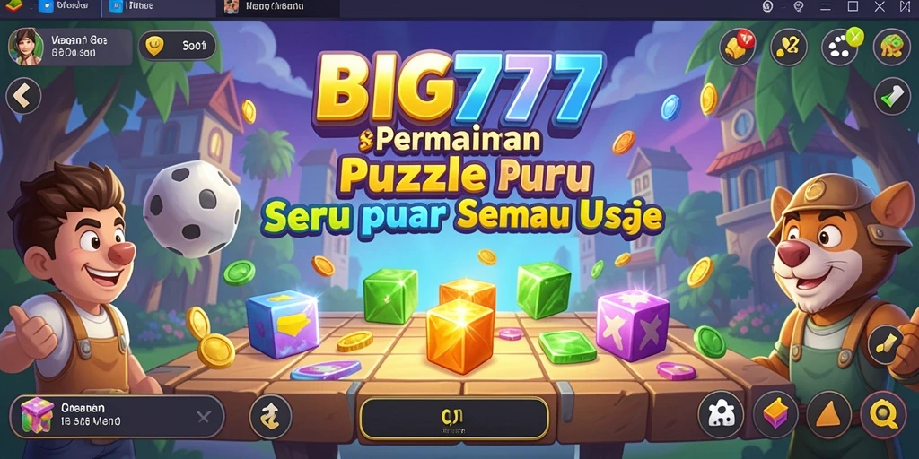 Tampilan gameplay <strong>BIG777</strong> yang menarik dan penuh tantangan puzzle.