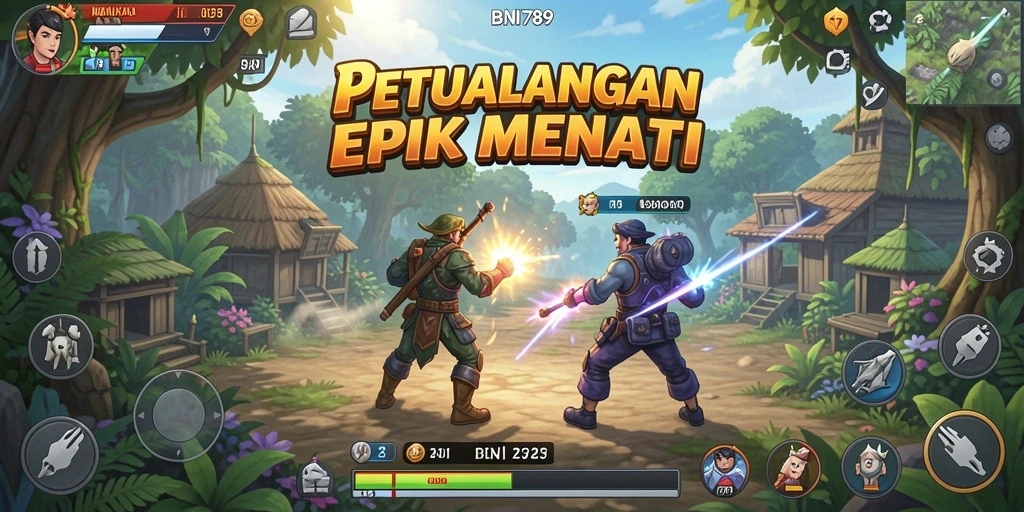 Screenshot BNI789 menampilkan gameplay petualangan yang menegangkan dan menarik.