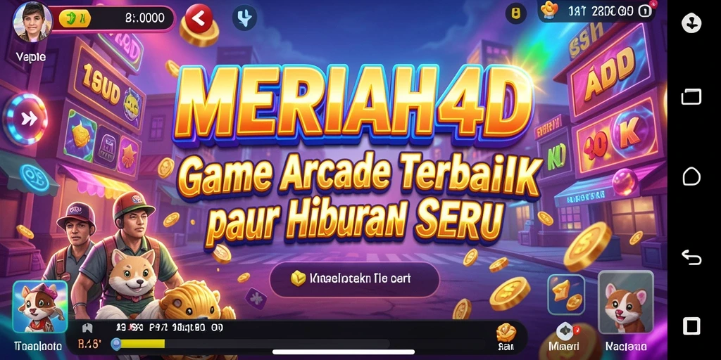 Tampilan gameplay seru dari MERIAH4D yang penuh warna.