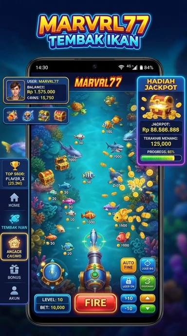 Screenshot antarmuka marvrl77 yang ramah pengguna.